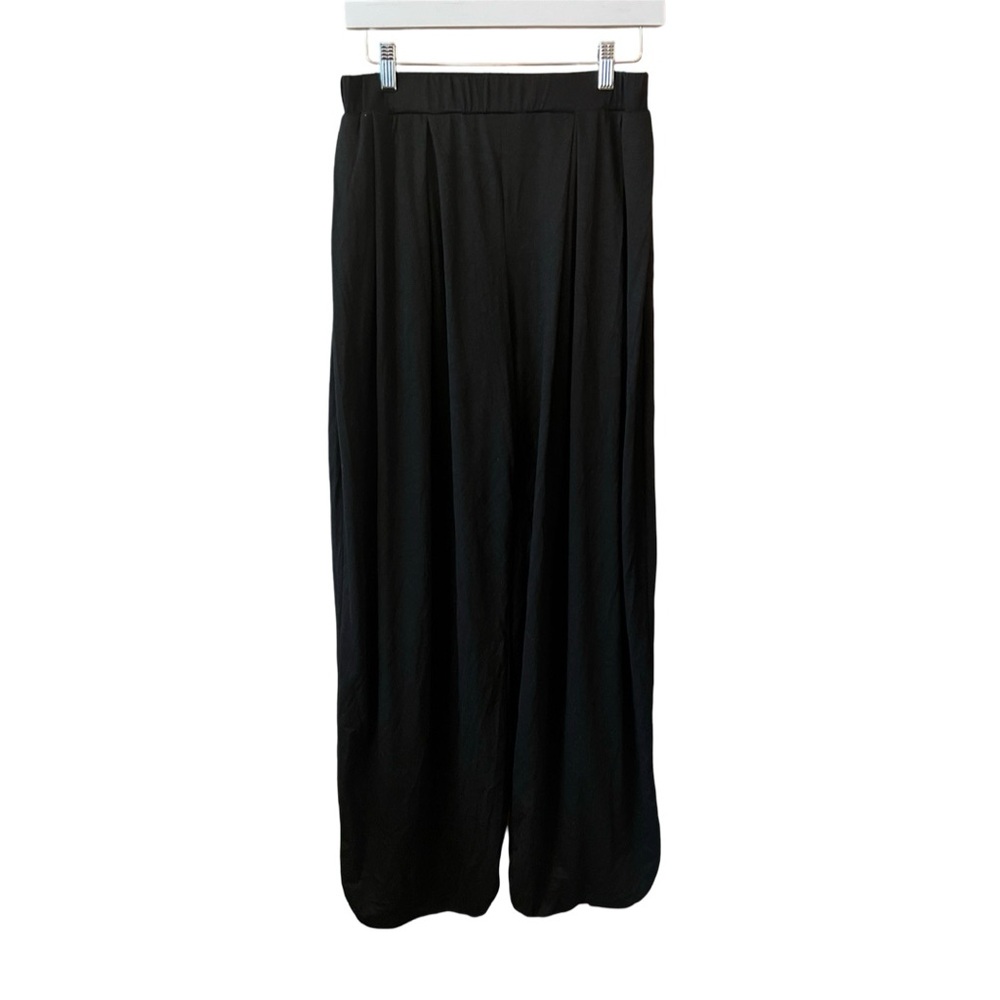 NWOT Black Pleat Front Jogger Harem Pants - Picture 2 of 4